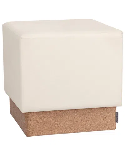 Seville Classics The Vineyard Collection Cork Storage Ottoman