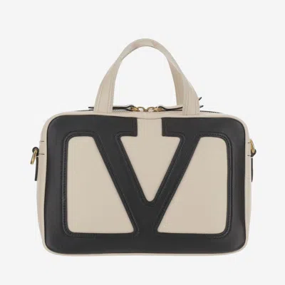 Valentino Small Duffle Viva Superstar In Beige