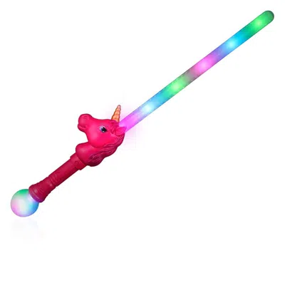 Blinkee Light Up Multi Color Unicorn Sword With Prism Ball