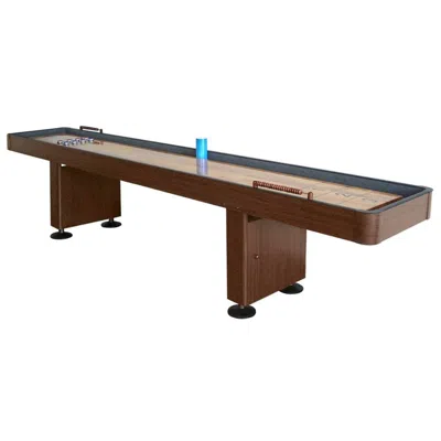 Blue Wave 9 Ft. Challenger Shuffleboard Table Walnut