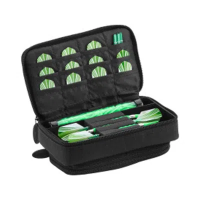 Casemaster Plazma Plus Dart Case With Zipper & Phone Pocket Black - 3 Darts