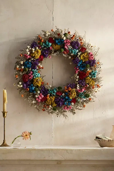 Terrain Dried Painter's Palette Wreath