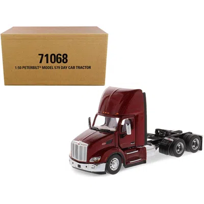 Diecast Masters Peterbilt 579 Day Cab Truck Tractor Legendary Red Transport Series 1 By 50 Diecast Model Car