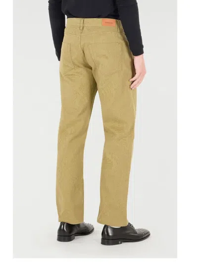 Roberto Cavalli Python-print Five-pocket Pants In Neutrals