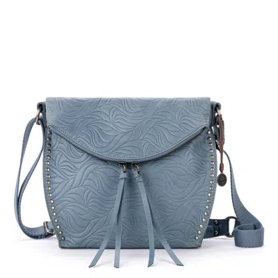 The Sak Silverlake Flap Crossbody In Blue