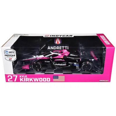 Greenlight Dallara Indycar No.27 Kyle Kirkwood Autonation Andretti Autosport Ntt Series 2024 1-18 Scale Diecast