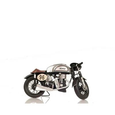 Old Modern Handicrafts 1952 Norton Manx Metal Handmade Scaled Model For 1 By 8