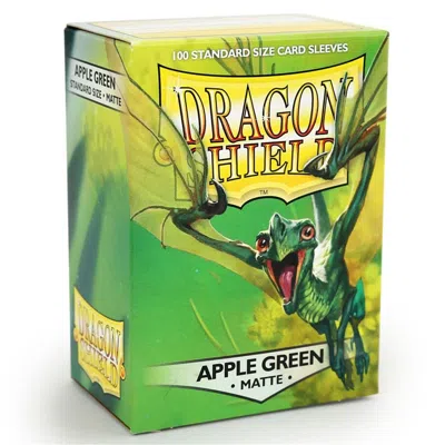 Arcane Tinmen Dp Dragon Shield Card Sleeves, Matte Apple Green - 100 Count