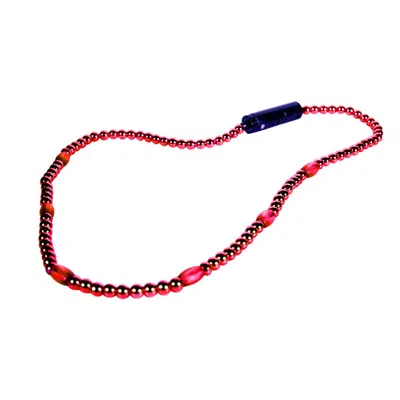 Blinkee Led Necklace With Red Beads