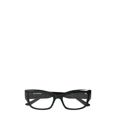 Balenciaga Cat-eye Optical Glasses In Black