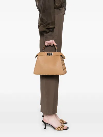 Fendi Soft Small Bag Adjustable Strap In Brown
