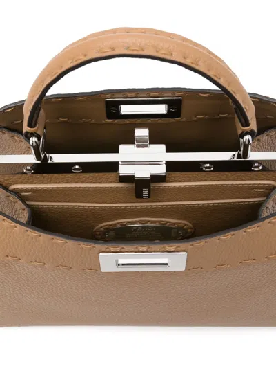 Fendi Soft Small Bag Adjustable Strap In Brown