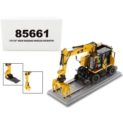 Diecast Masters Cat Caterpillar M323f Wheeled Excavator 1 By 50 Scale Diecast Model Railroad