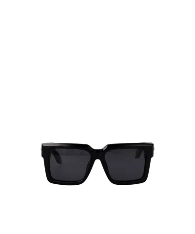 Roberto Cavalli Nero Lucido Acetate Sunglasses In Black