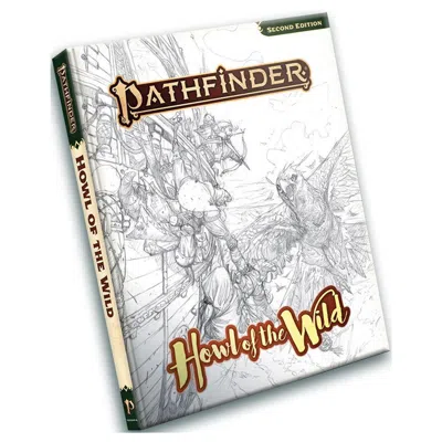 Paizo Pathfinder 2e Howl Of The Wild Sketch Cover Edition Game