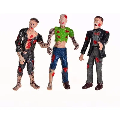 Az Trading & Import Zombie Action Figures With Movable Joins - Pack Of 6