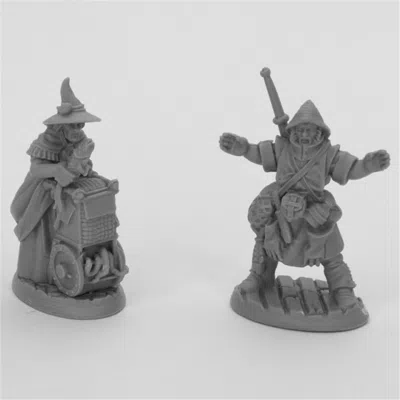 Reaper Miniatures Bones Dreadmere Fishmongers Miniatures, Black - Pack Of 2