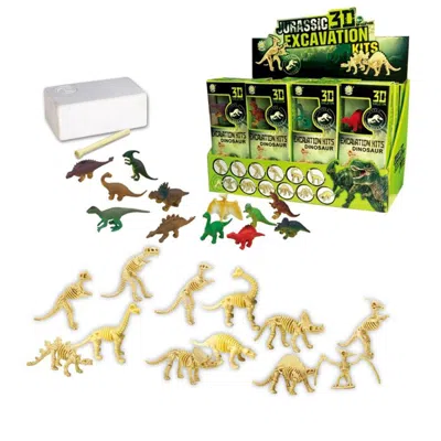 Az Trading & Import Dinosaur Skeleton Fossil Excavation Kit - Pack Of 12
