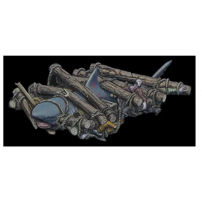 Reaper Miniatures Bones Black Raft Of The Damned By Chris Lewis