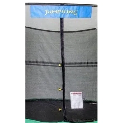 Jumpking Net14-sp6-5.5jk 14 Ft. Enclosure Netting With 6 Short Poles For 5.5 In. Springs With Jk Log