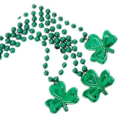 Blinkee Shamrock Beaded Charm Necklace - Pack Of 12