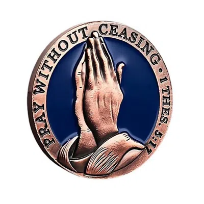 Blinkee Pray Without Ceasing 1 Thessalonians 5-17 Christian Jesus Blessing Coin