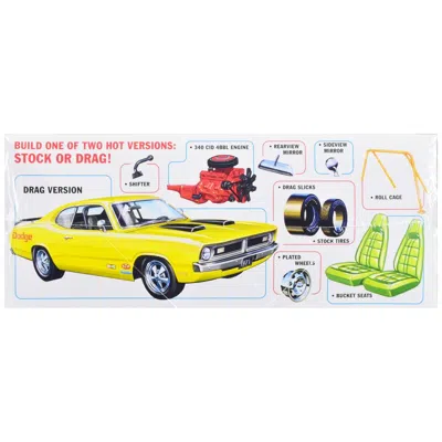 Mpc Skill 2 1971 Dodge Demon 1-25 Scale Model Kit
