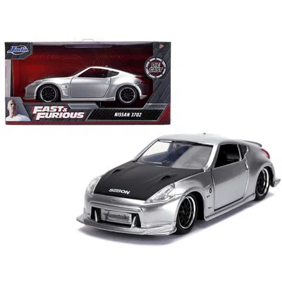 Jada Toys Jada Nissan 370z Silver With Black Hood Fast & Furious Series 1-32 Diecast Model Car