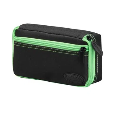 Casemaster Plazma Dart Case With Zipper Black & Green - 3 Darts