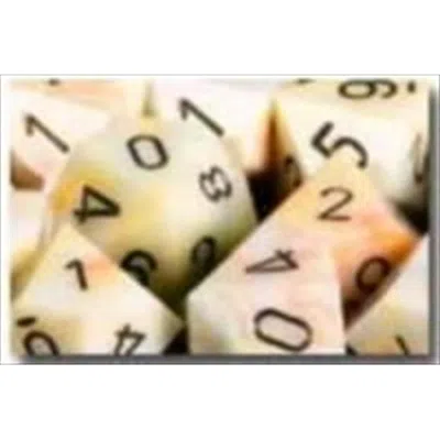 Chessex Manufacturing 27642 16 Mm Festive Cirrcus With Black Numbers D6 Dice Set Of 12