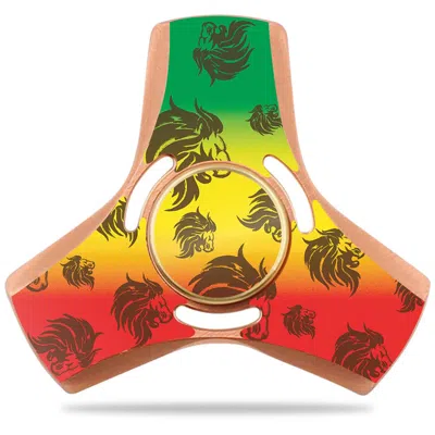 Mightyskins Vinyl Decal Skin For Apsung Fidget Tri-spinner - Rasta Lion