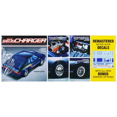 Mpc Skill 2 1986 Dodge Shelby Charger 1-25 Scale Model Kit