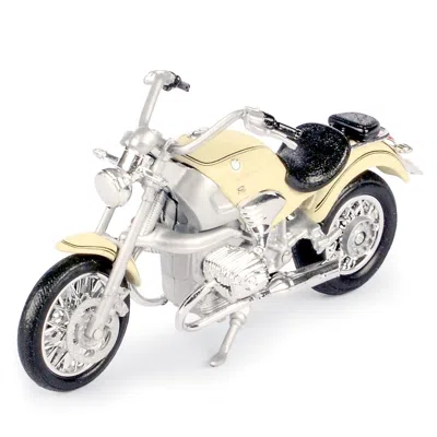 Motormax 1 To 18 Scale Bmw R 1200 C Motorcycle Cream James Bond 007 Tomorrow Never Dies 1997 Movie James Bond