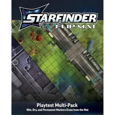 Paizo Starfinder 2e Flip-mat Second Edition Playtest Multi-pack Toy