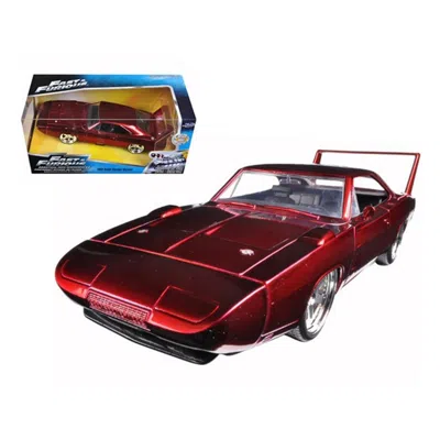 Jada Toys Jada 1969 Dodge Charger Daytona Red Fast & Furious 7 Movie 1-24 Diecast Model Car