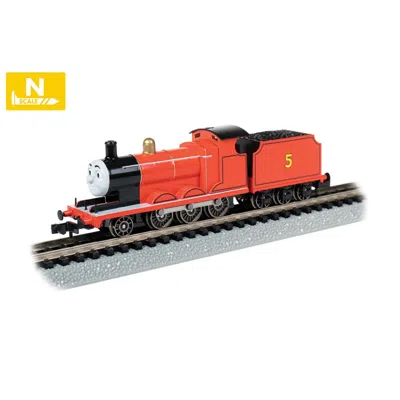 Bachmann N Scale James The Engine Model Trains, Red