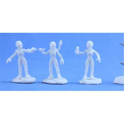 Reaper Miniatures Bones Chronoscope Gray Alien Scientist Sprue Miniature Reaper