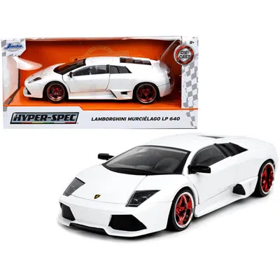 Jada Toys Jada Lamborghini Murcielago Lp640 Hyper-spec 1 By 24 Scale Diecast Model Car, White