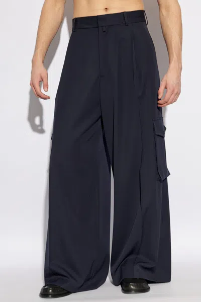 Dries Van Noten Piers Cargo Pants In Blue