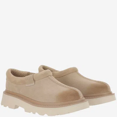 Ugg Suede Lace-up Chunky Sole Shoes In Brown