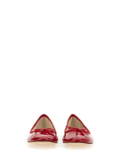 Repetto Cendrillon Flat Ballets With Leather Sole In Red