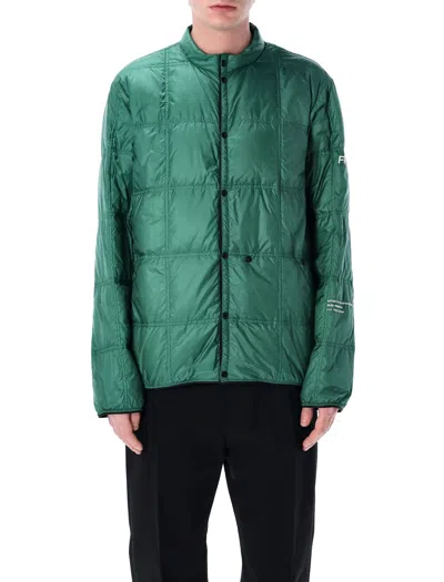 Moncler Genius Men Jayel Jacket Recycled Matt Longue Saison With Quilting Fragment In Green