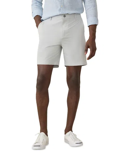 Faherty Essential 8-inch Chino Shorts In Metallic