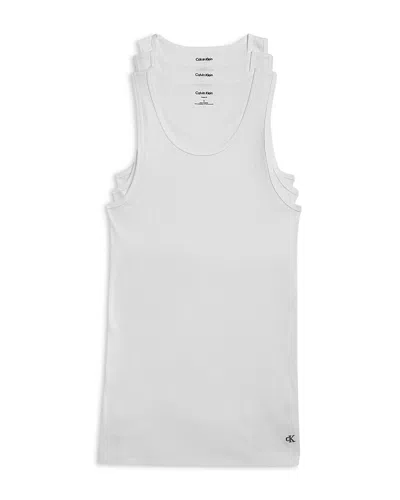 Calvin Klein Men's Cotton Classics 5-pack Tank Top In White