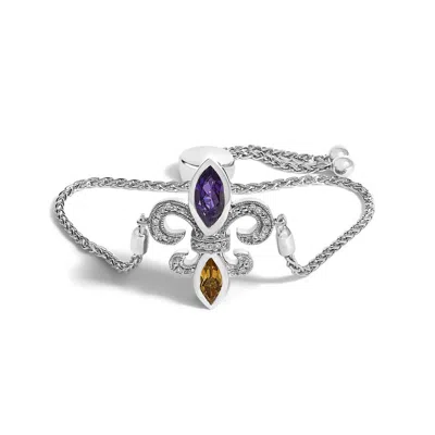 Haus Of Brilliance Sterling Silver Amethyst In White
