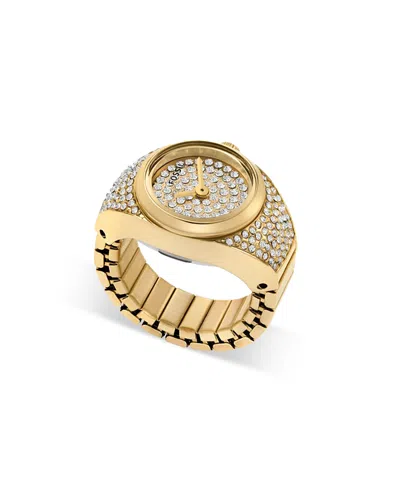 Fossil Ring Watch, 15mm In Gold/gold