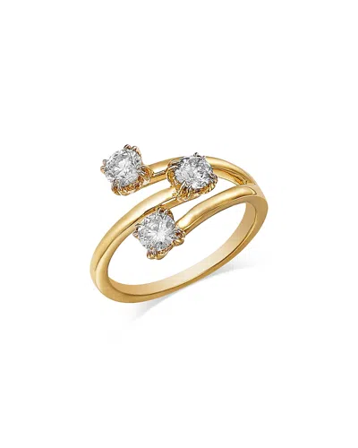 Bloomingdale's Fine Collection Diamond Bypass Ring In 14k Yellow Gold, 1.0 Ct. T. W. In Gold