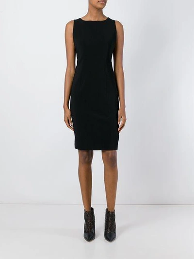 Shop Capucci Back Bow Detail Dress - Black