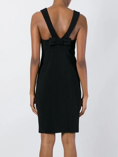 Shop Capucci Back Bow Detail Dress - Black