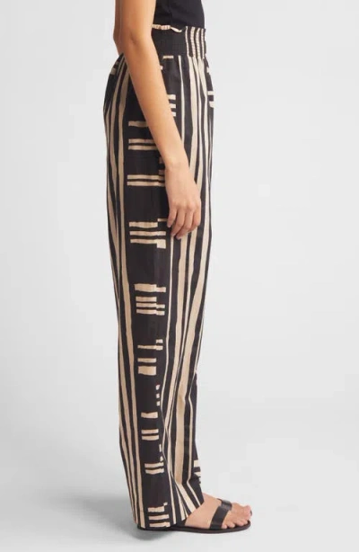Rails Brendon Stripe Pull-on Wide Leg Pants In Island Stripe